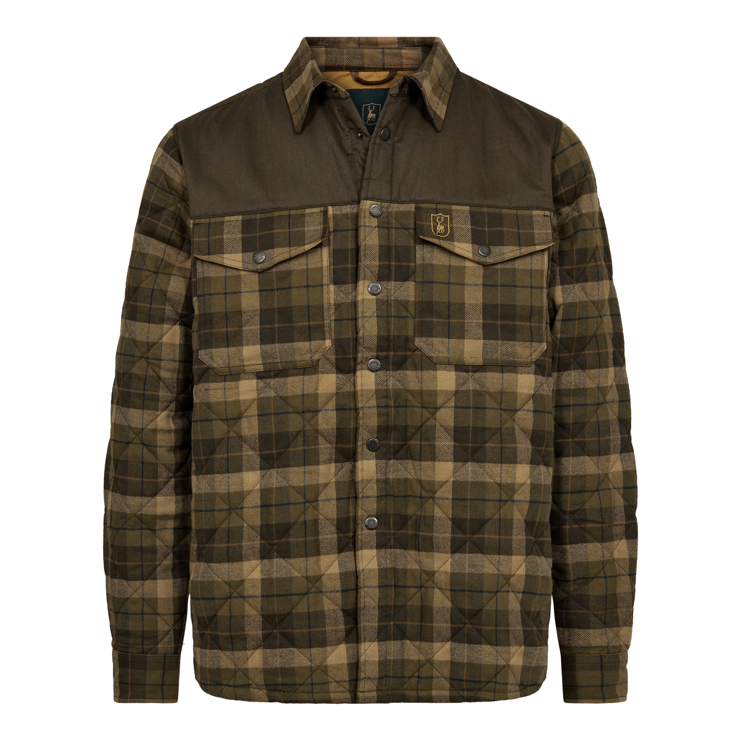 Deerhunter Youth Elbert Gefütterte Hemdjacke Kinder (Brown Check) 