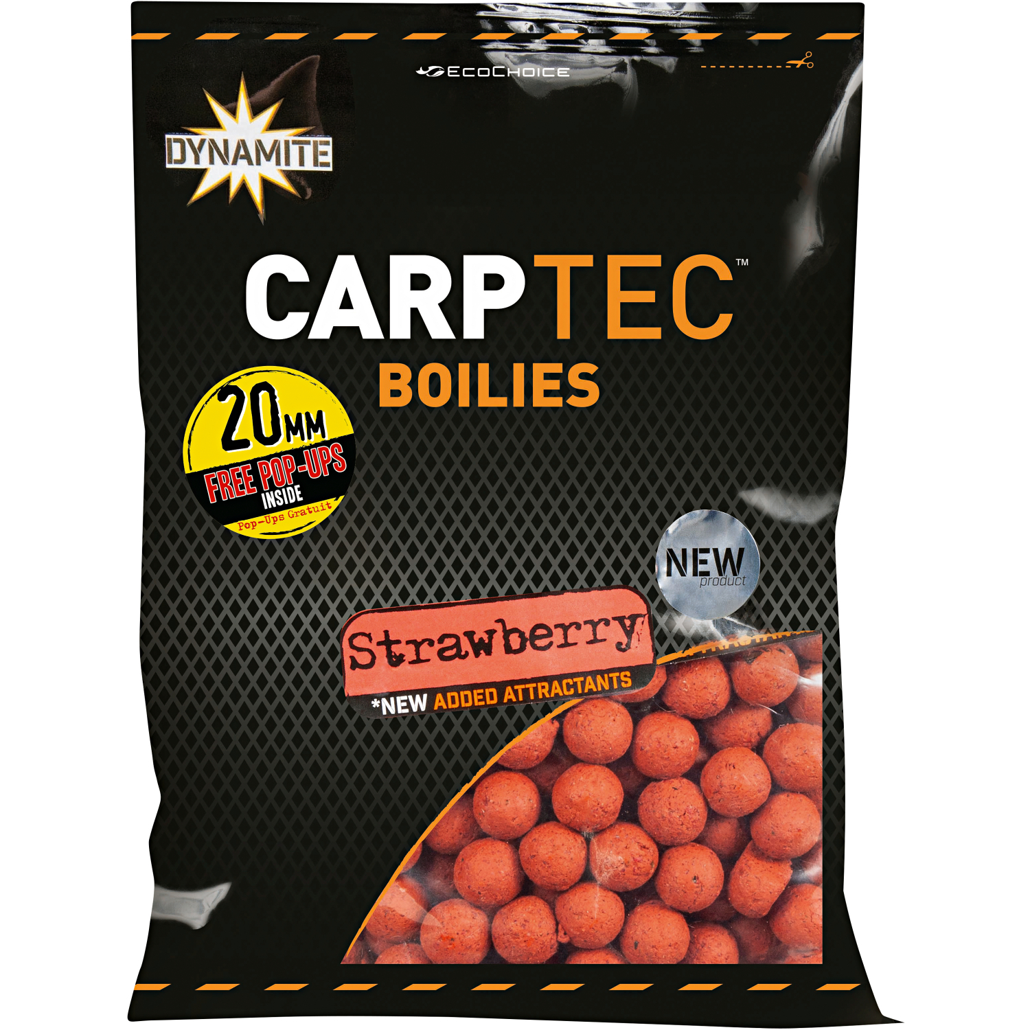 Dynamite Boilies Carp-Tec (strawberry) 
