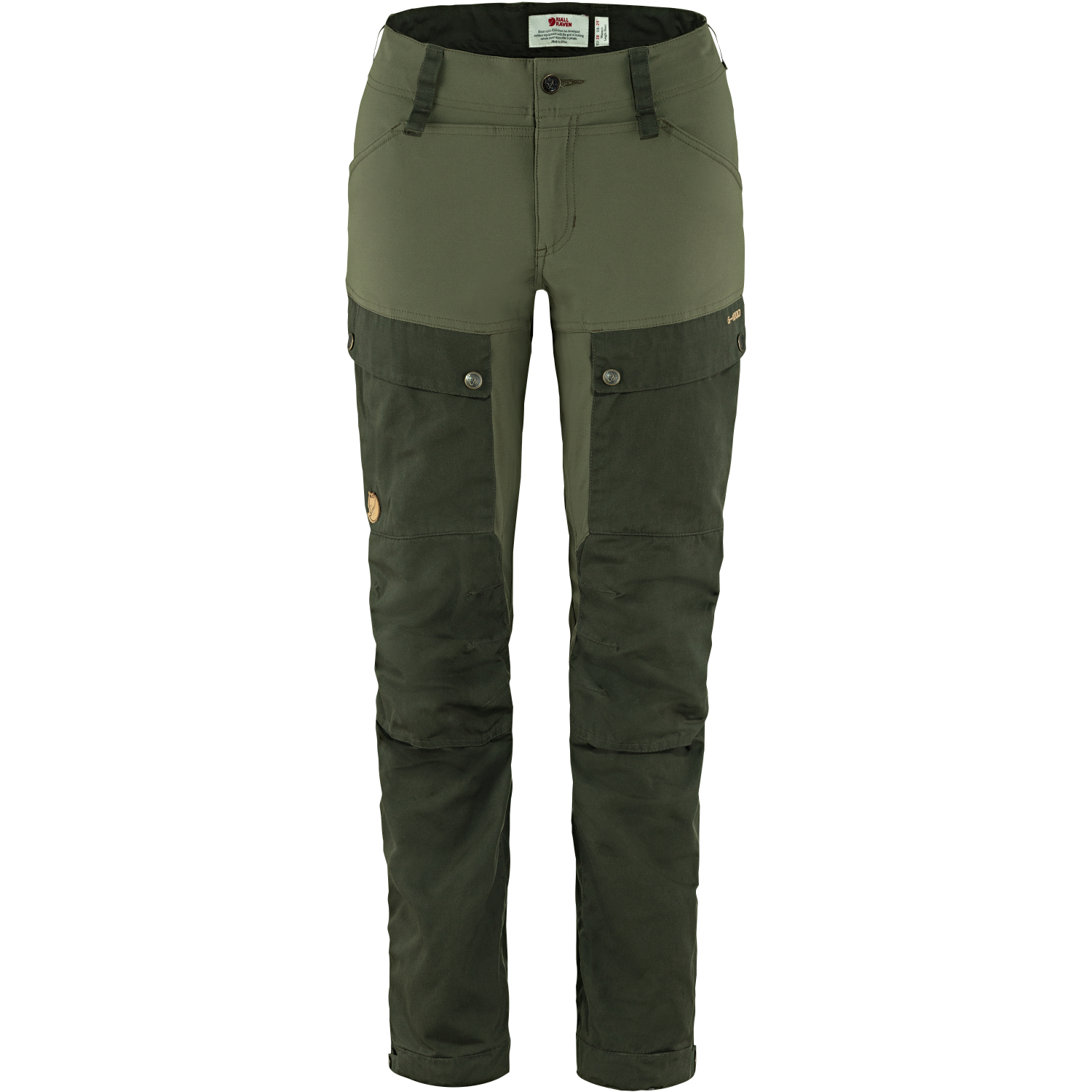 Fjäll Räven Damen Hose Keb (Deep Forest-Laurel Green) 