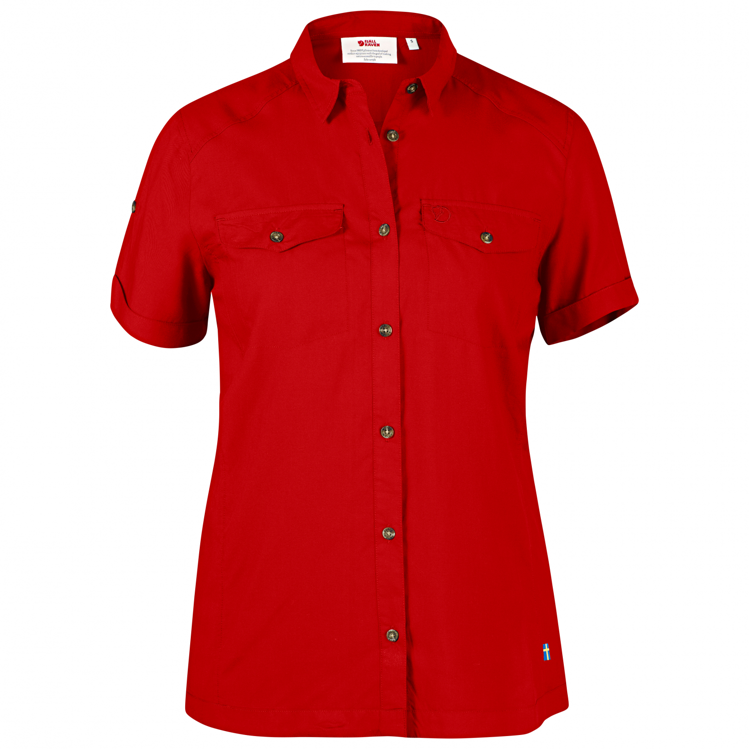 Fjällräven Fjäll Räven Damen-Shirt ABSIKO VENT - Rot 
