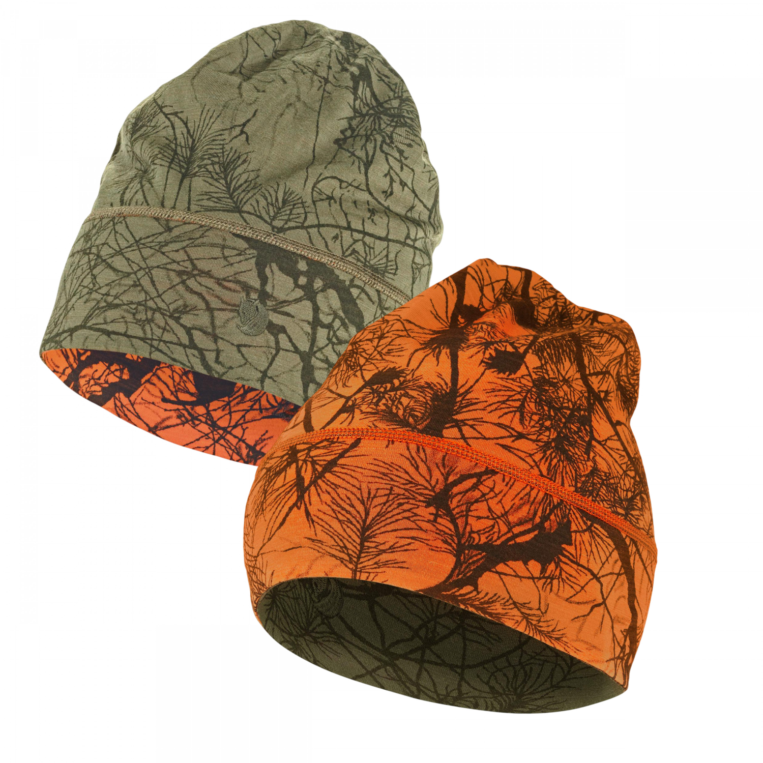 Fjällräven Lappland Beanie (Green Camo-Orange Multi Camo) 