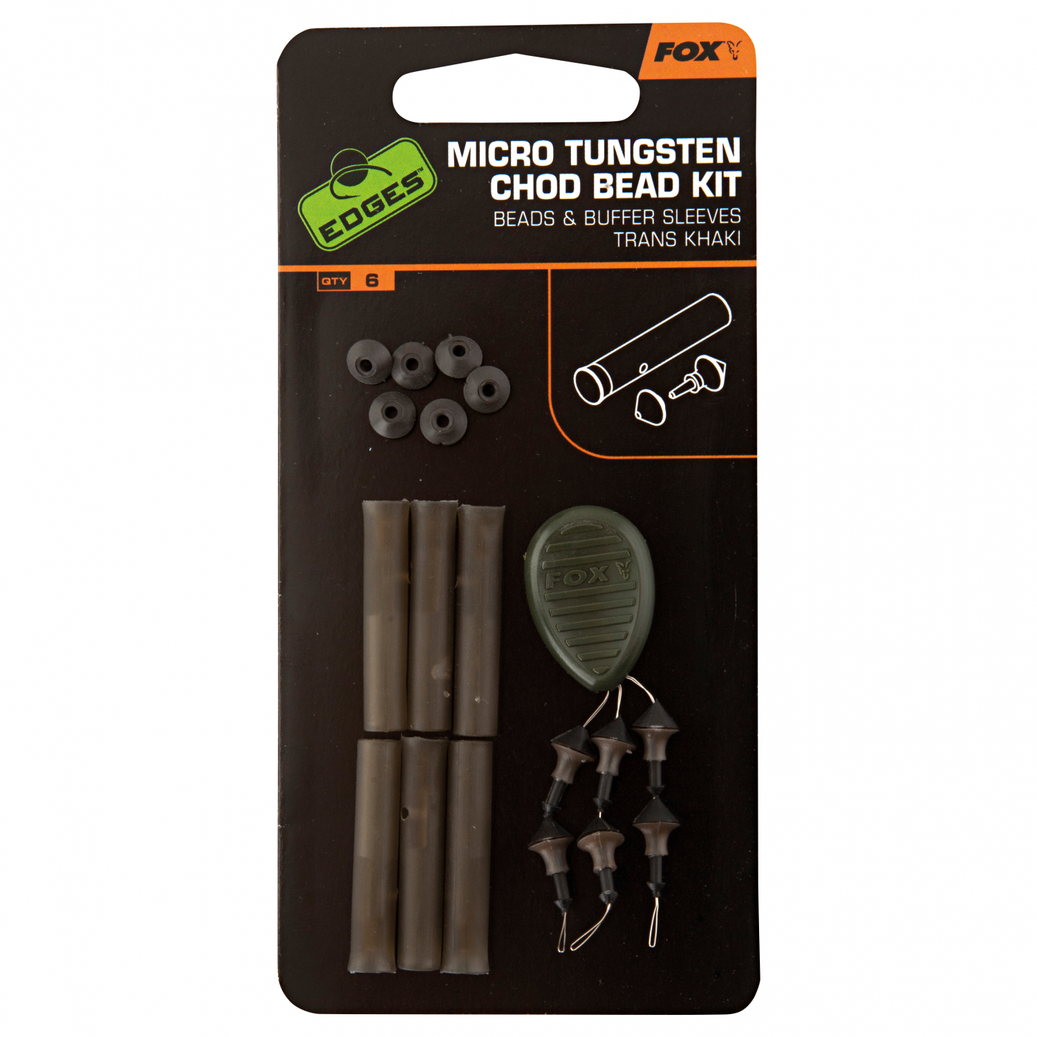 Fox Carp Edges™ Micro Chod Bead Kit 
