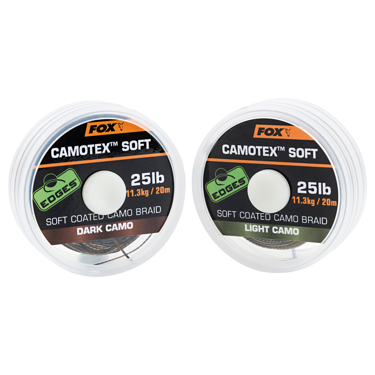 Fox Carp Fox Carp Camotex Soft Coated Camo Braid Dark Camo 
