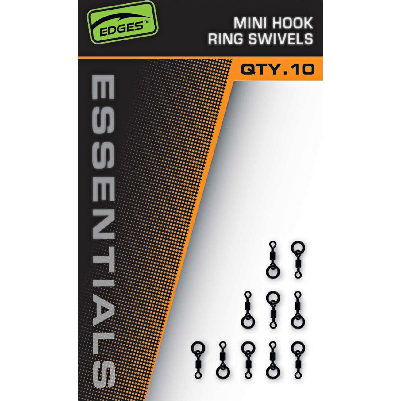 Fox EDGES™ Essentials Mini Hook Ring Swivels 