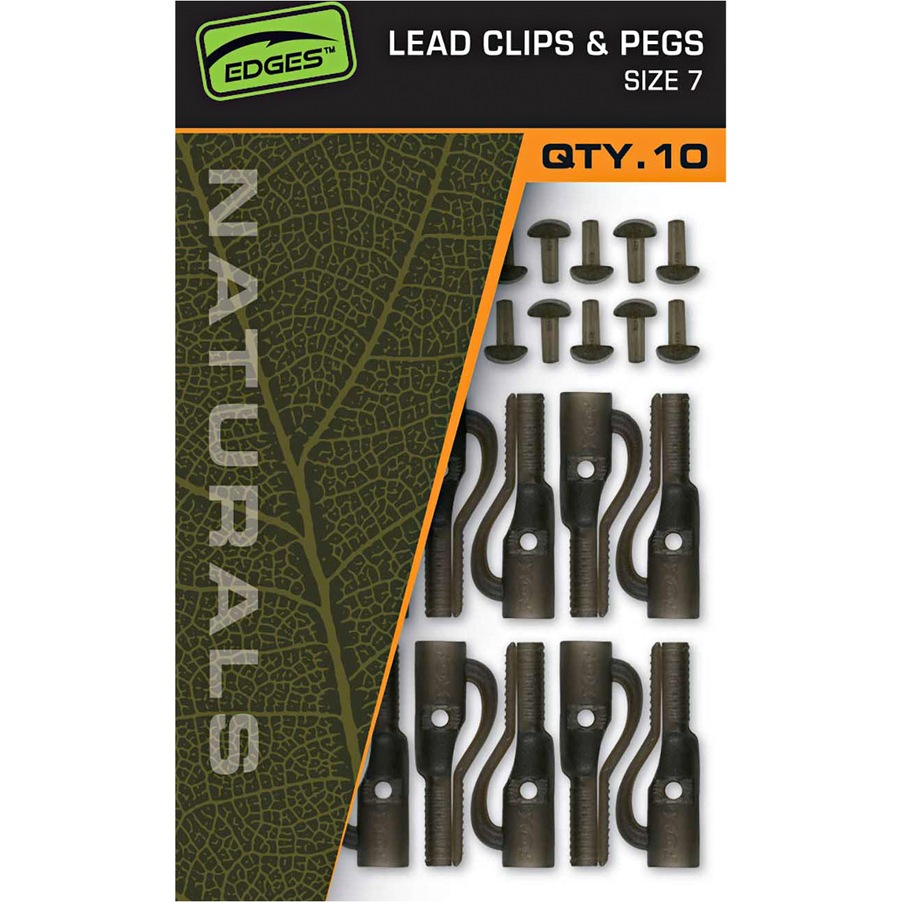 Fox EDGES™ Naturals Lead Clips & Pegs - Size 7 