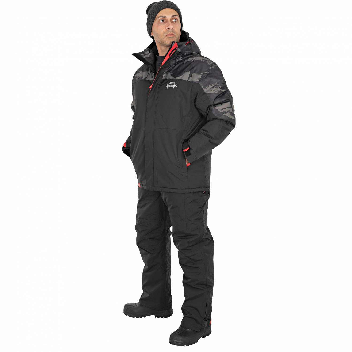 Fox Rage Herren Winter Suit Herren (Black/Camo) 