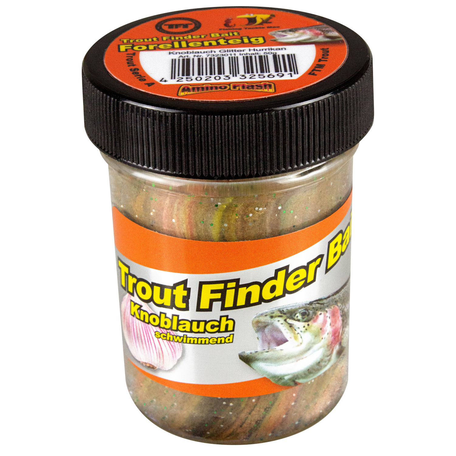 FTM Forellenteig Trout Finder Bait schwimmend (Hurrican, Knoblauch) 
