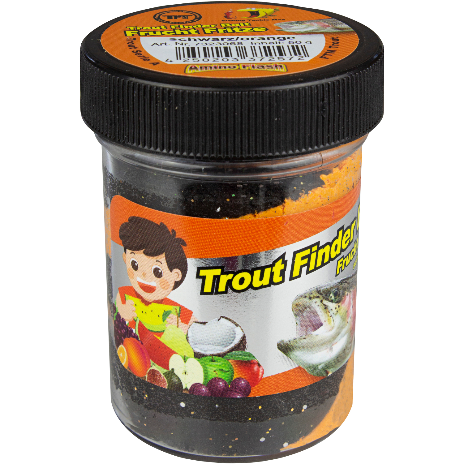 FTM Trout Finder Bait Frucht Fritze (schwarz,orange) 