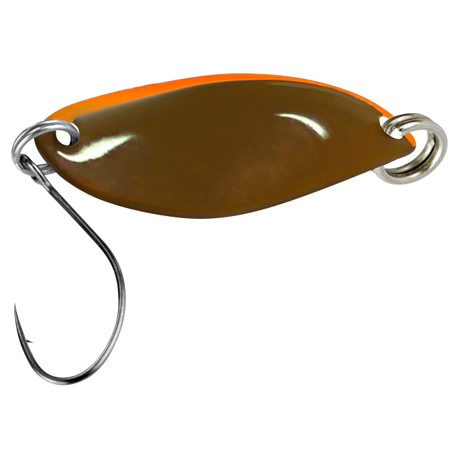 FTM Trout Spoon Fly (1,2 g, Braun/Orange) 
