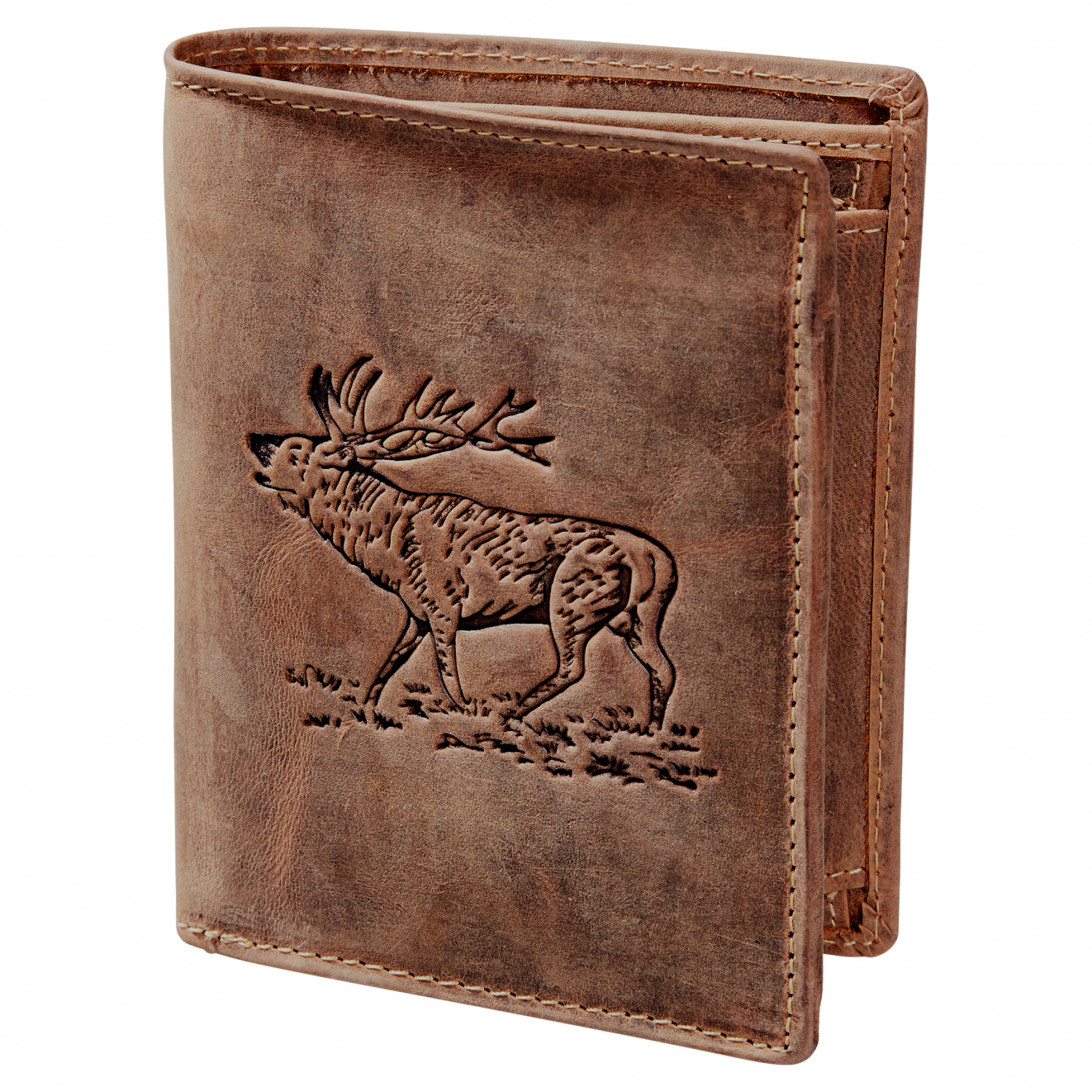 Green Burry Vintage Animal Collection "Stag" Leder (Braun) 