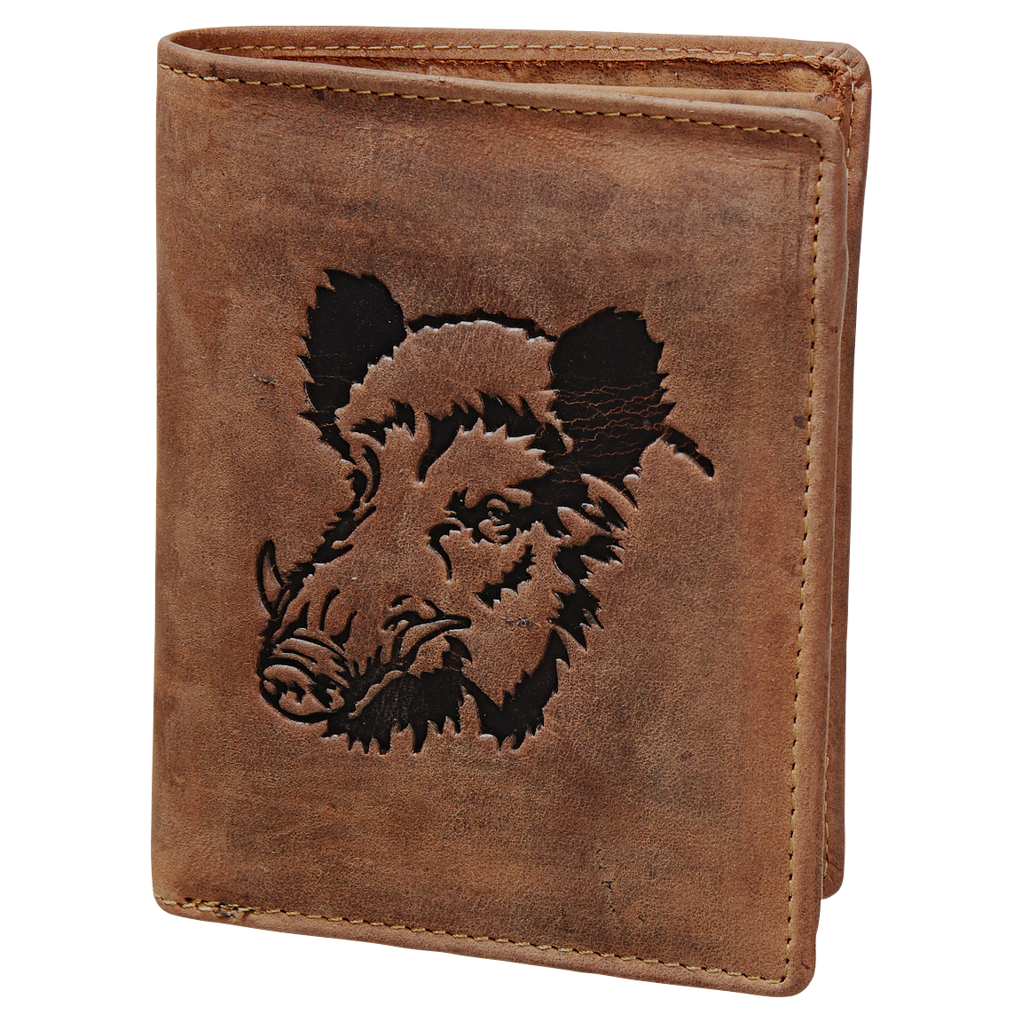 Green Burry Vintage Animal Collection "Wild Boar" Leder (Braun) 