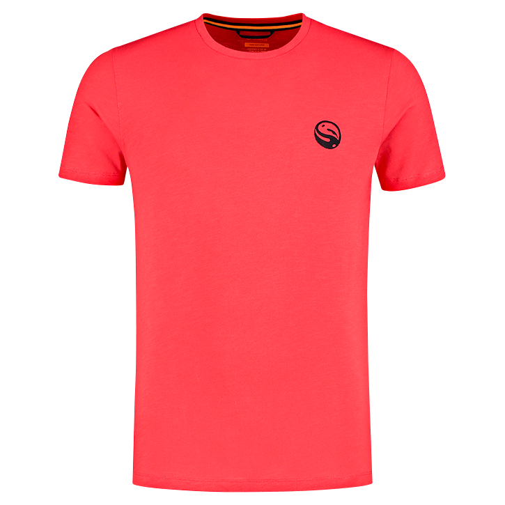 Guru Herren T-Shirt Brush Logo Red Tee 