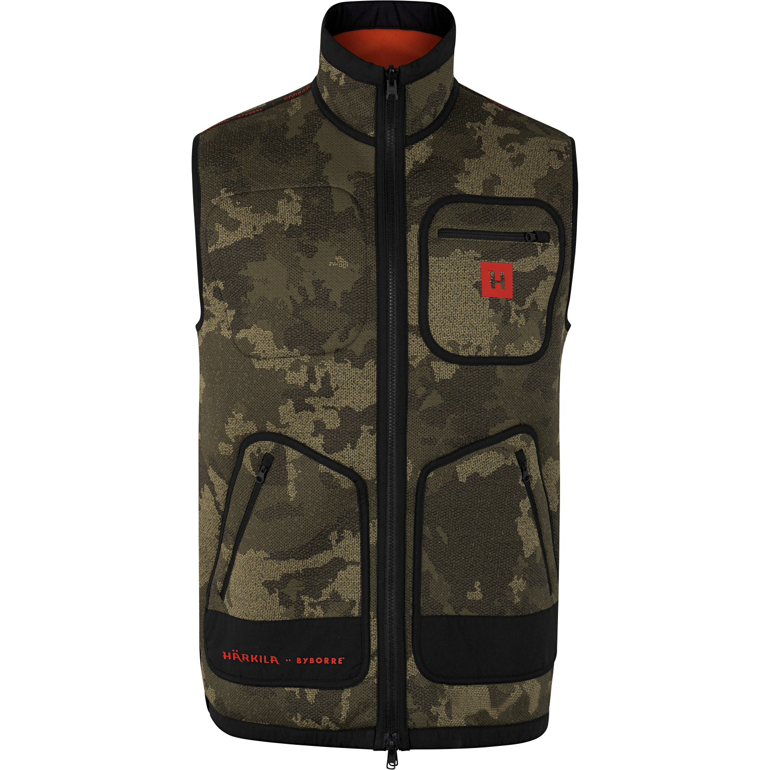 Härkila Herren Kamko Pro Edition Reversible Hi-Vis Waistcoat Herren (AXIS MSP®Limited Edition/Orange) 