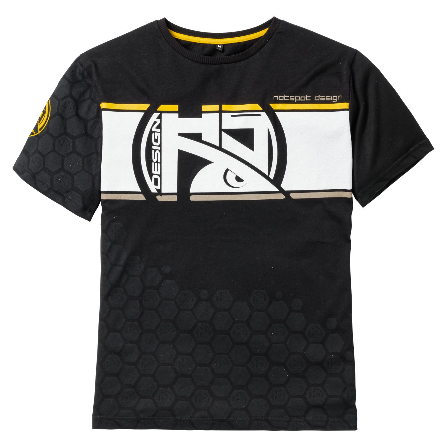 Hotspot Linear Carpfishing T-Shirt Herren (Black) 