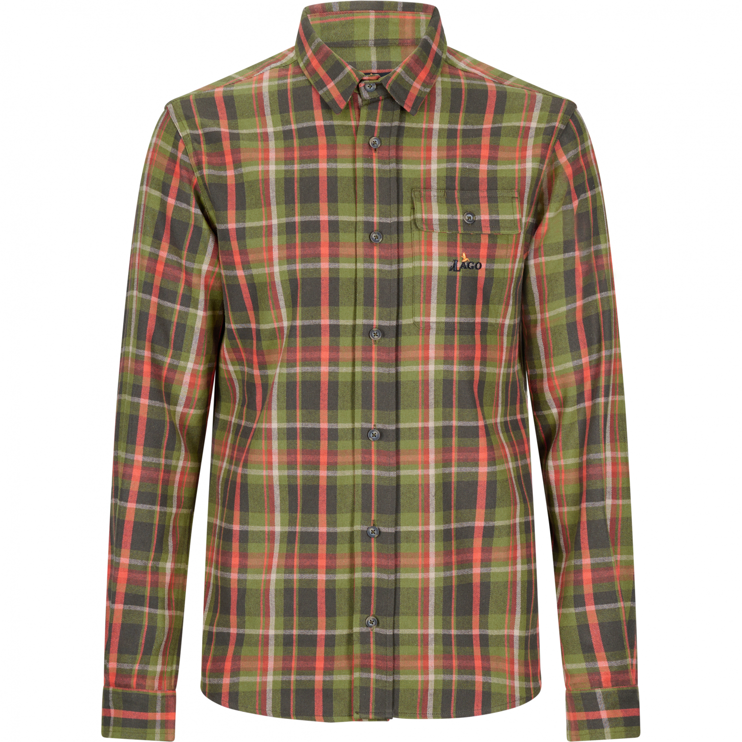 il Lago Basic Herren Jagdhemd Toronto 