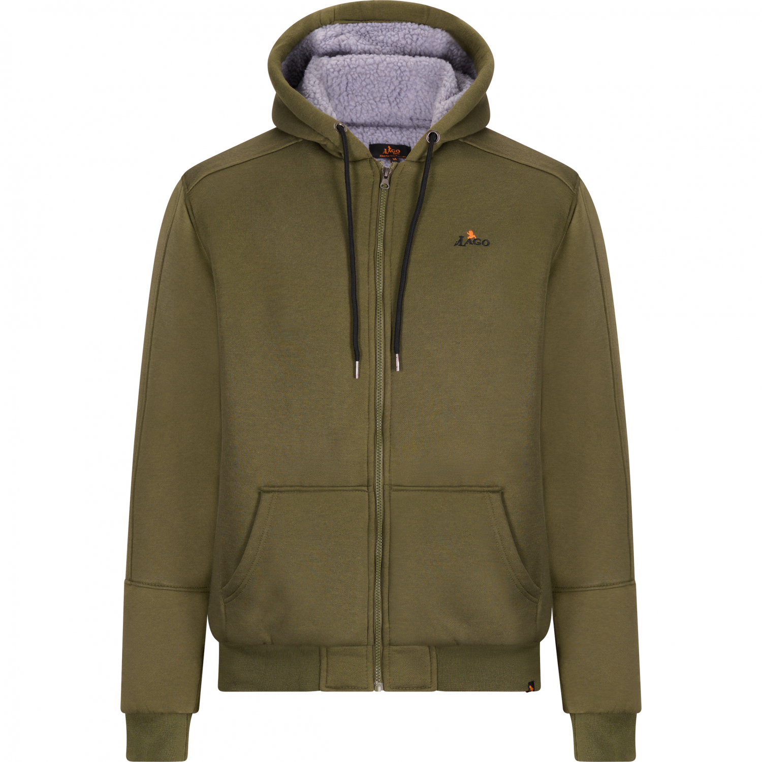 il Lago Basic Herren Teddy Sweatjacke Spirit 