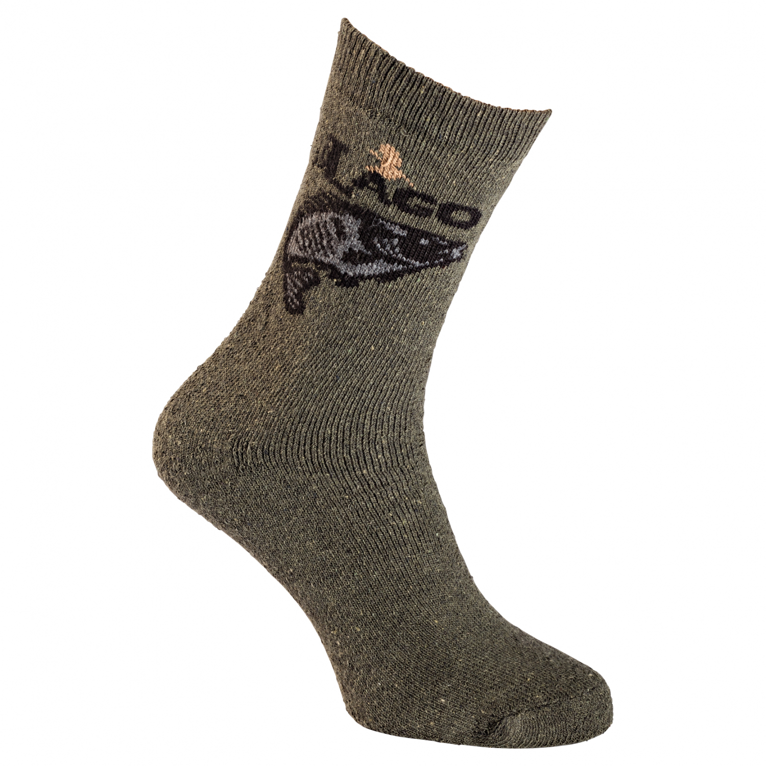 il Lago Basic Socken "Karpfen" (Oliv) 
