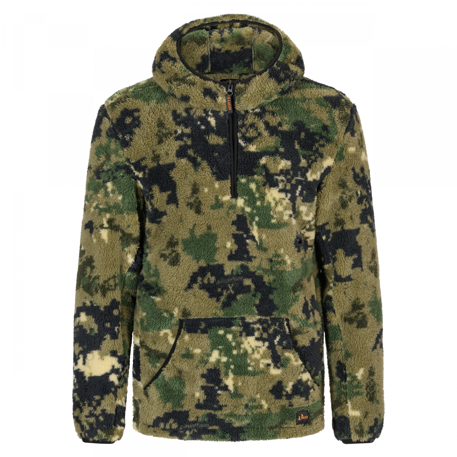 Il Lago Fleece Hoodie Elvik Herren (phantomX Oliv) 