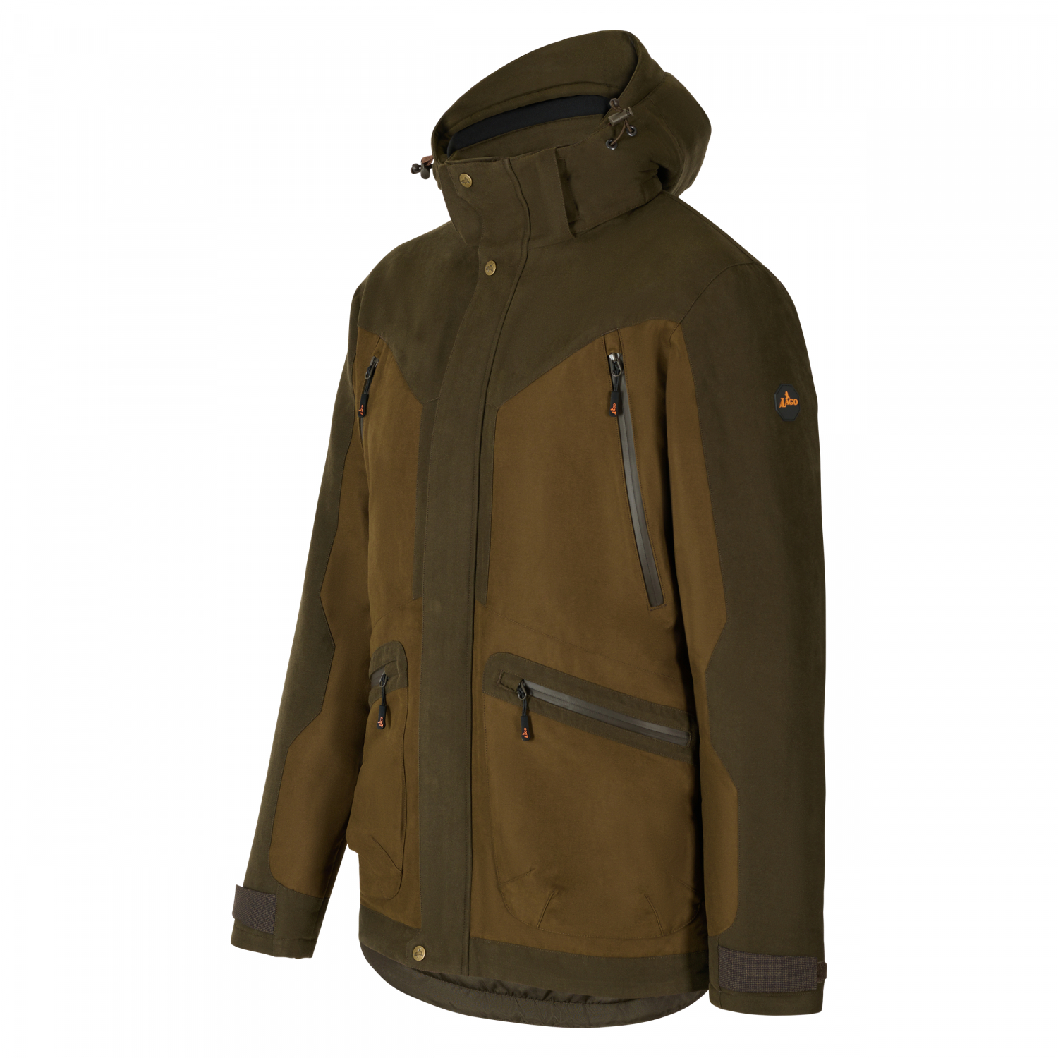 Il Lago Jacke PolarSilent LTX Herren (Oliv/Braun) 