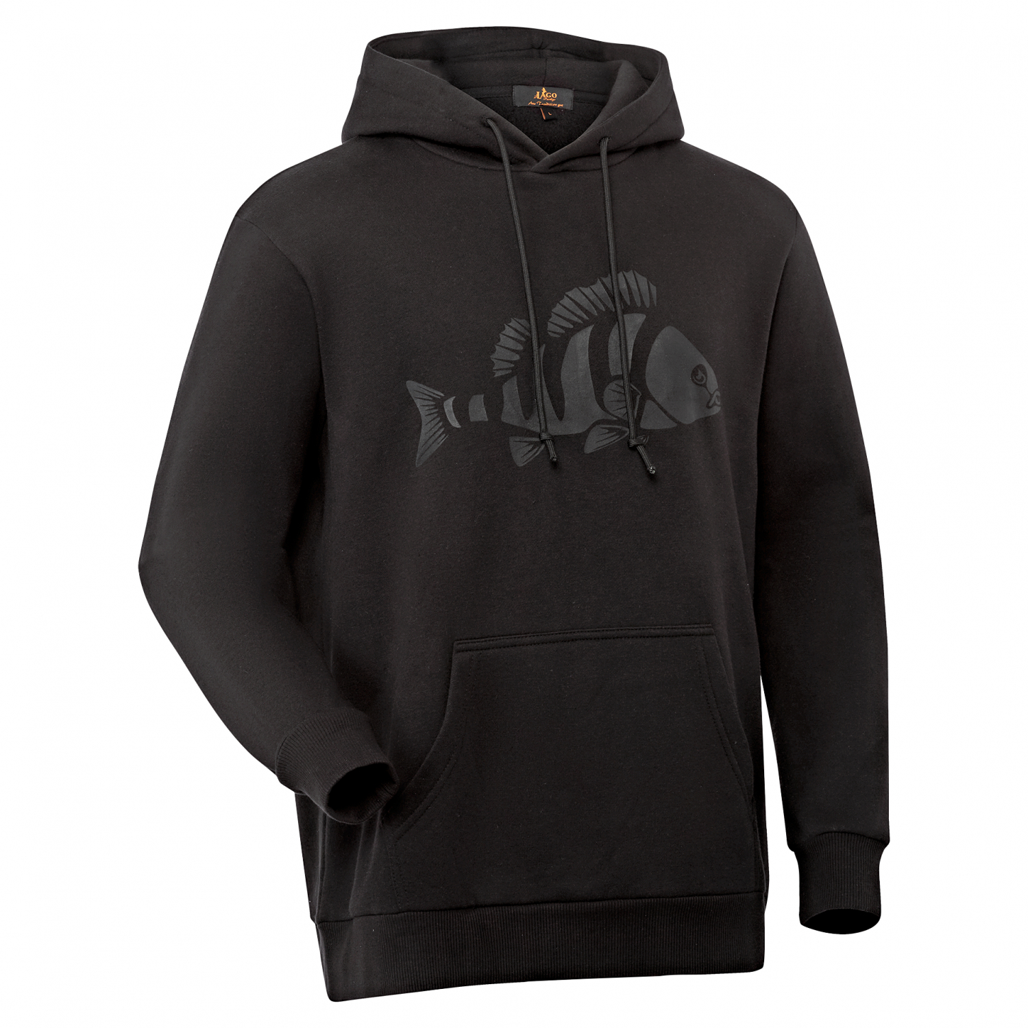 il Lago Prestige Catch & Wear Hoodie "Barsch" Herren (Schwarz) 