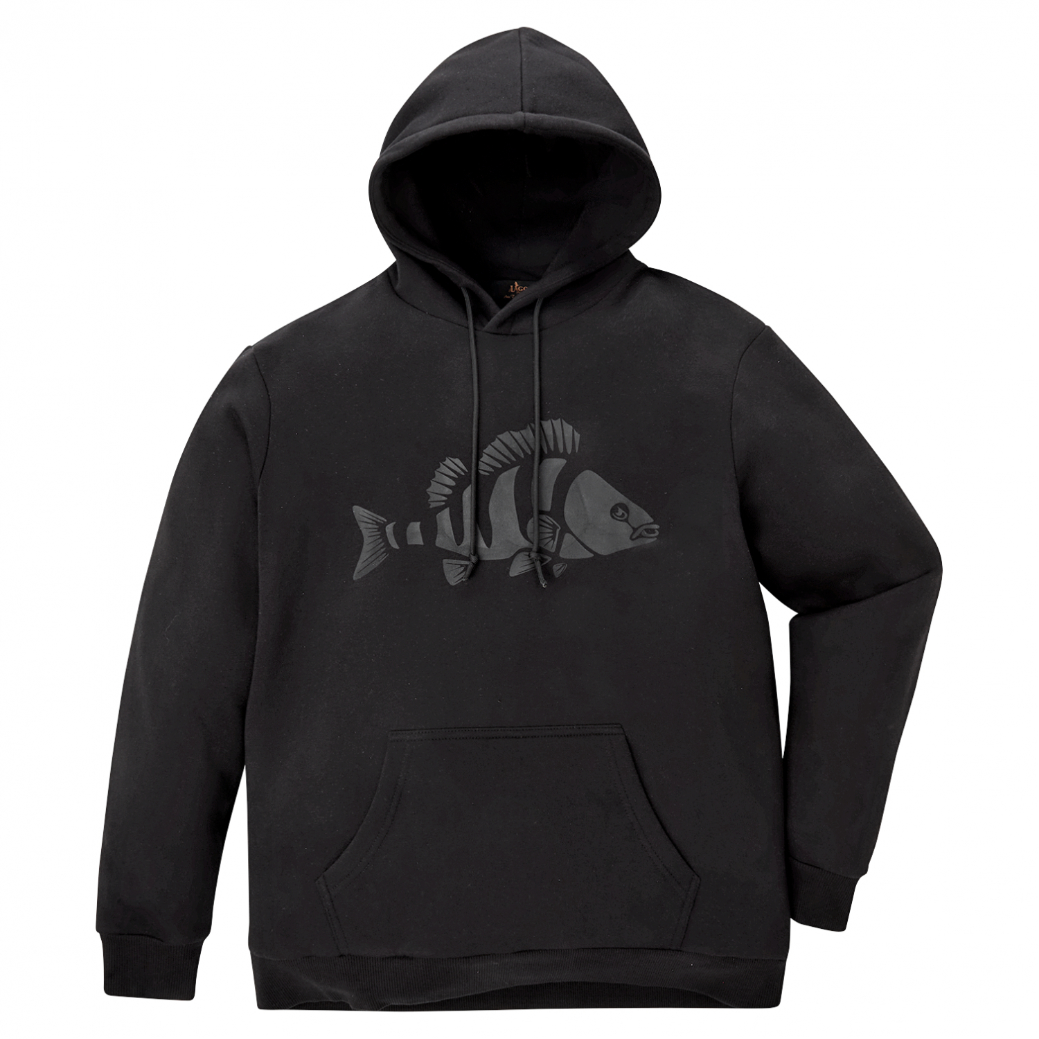 il Lago Prestige Catch & Wear Hoodie "Barsch" Herren (Schwarz) 