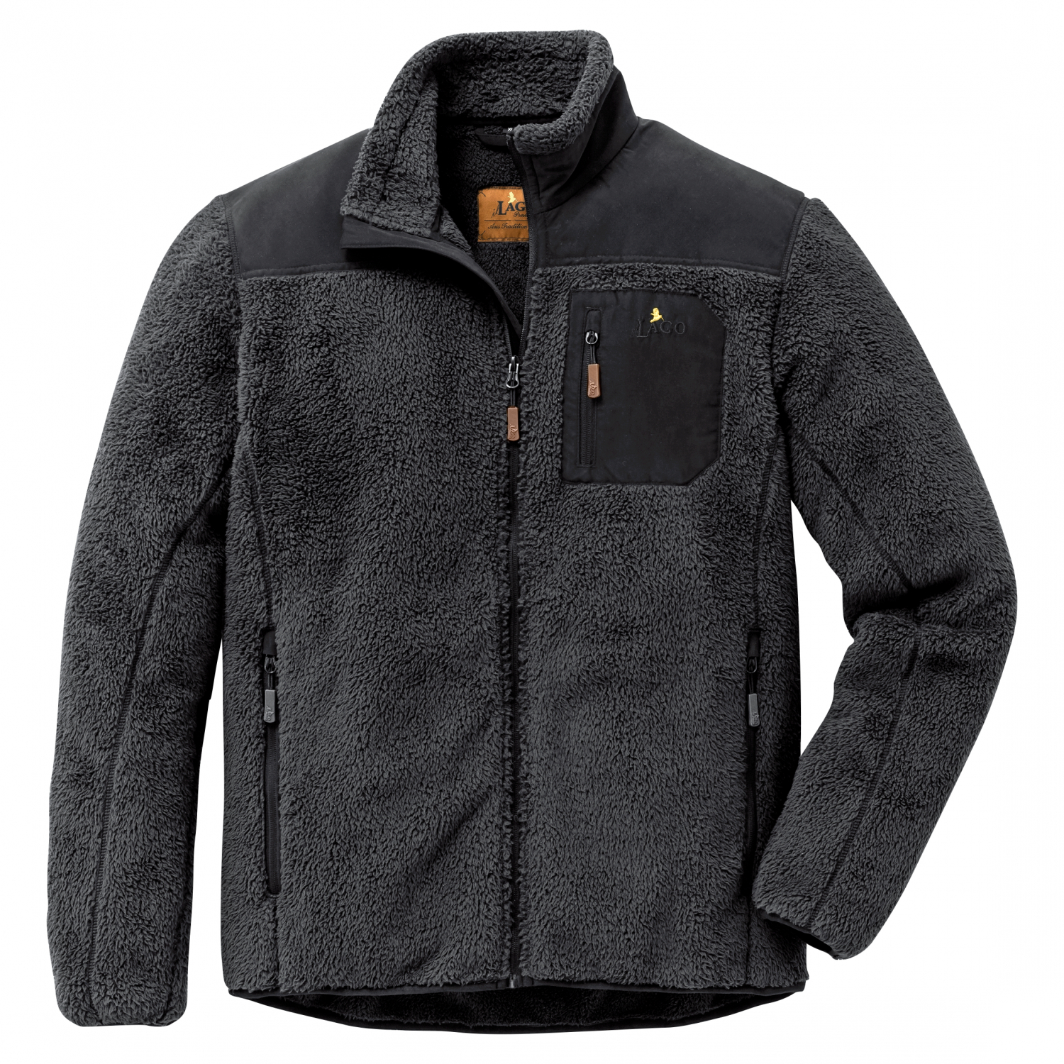 il Lago Prestige Herren Fleecejacke Avalanche Pro (schwarz) 