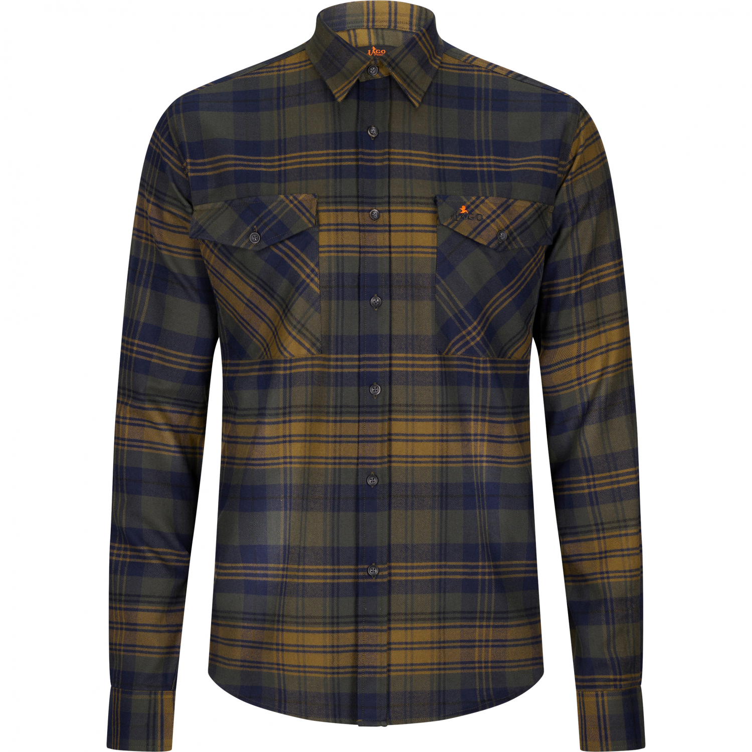 il Lago Prestige Herren Jagd Flanell-Hemd Torben 