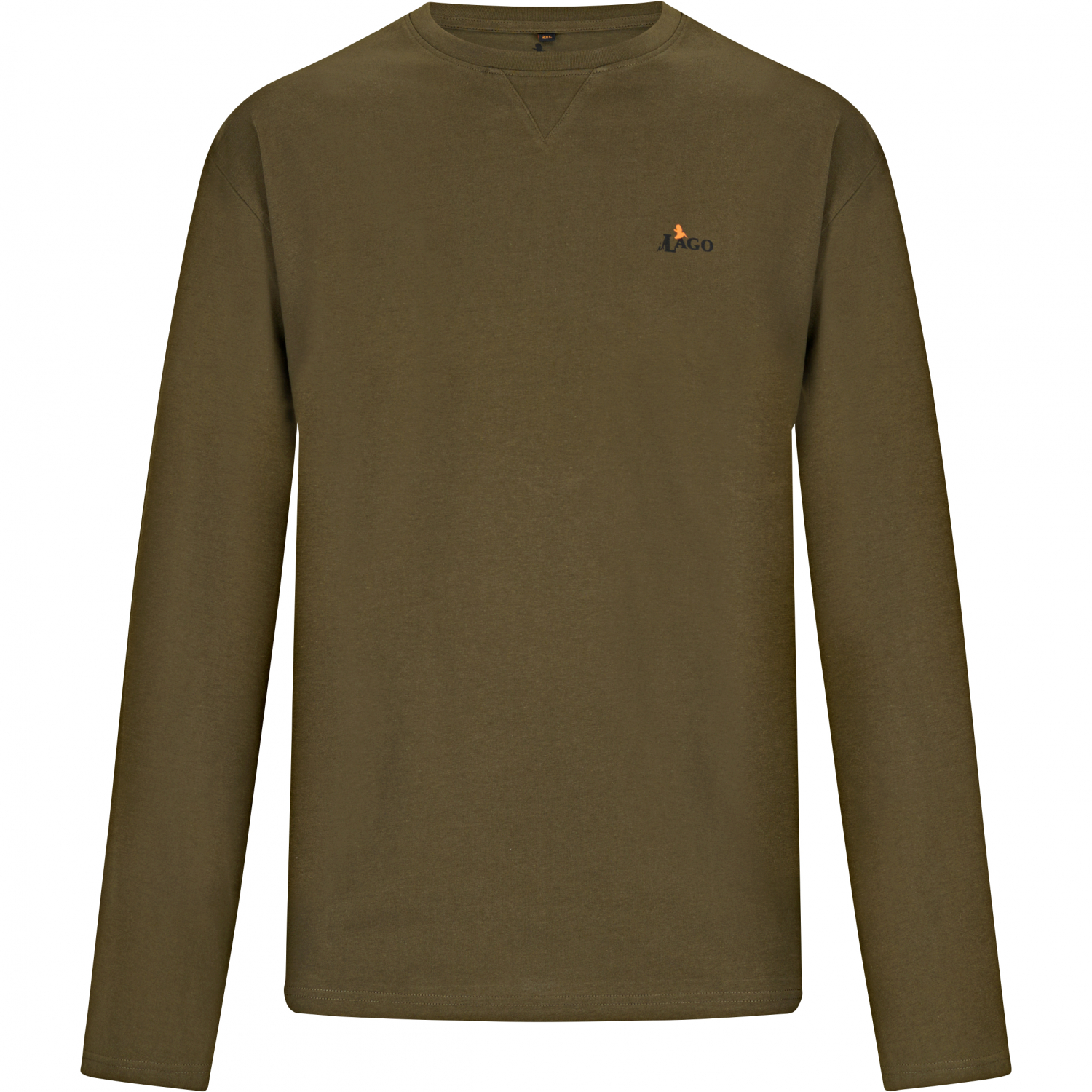 il Lago Prestige Langarmshirt Jonah Herren (Oliv) 