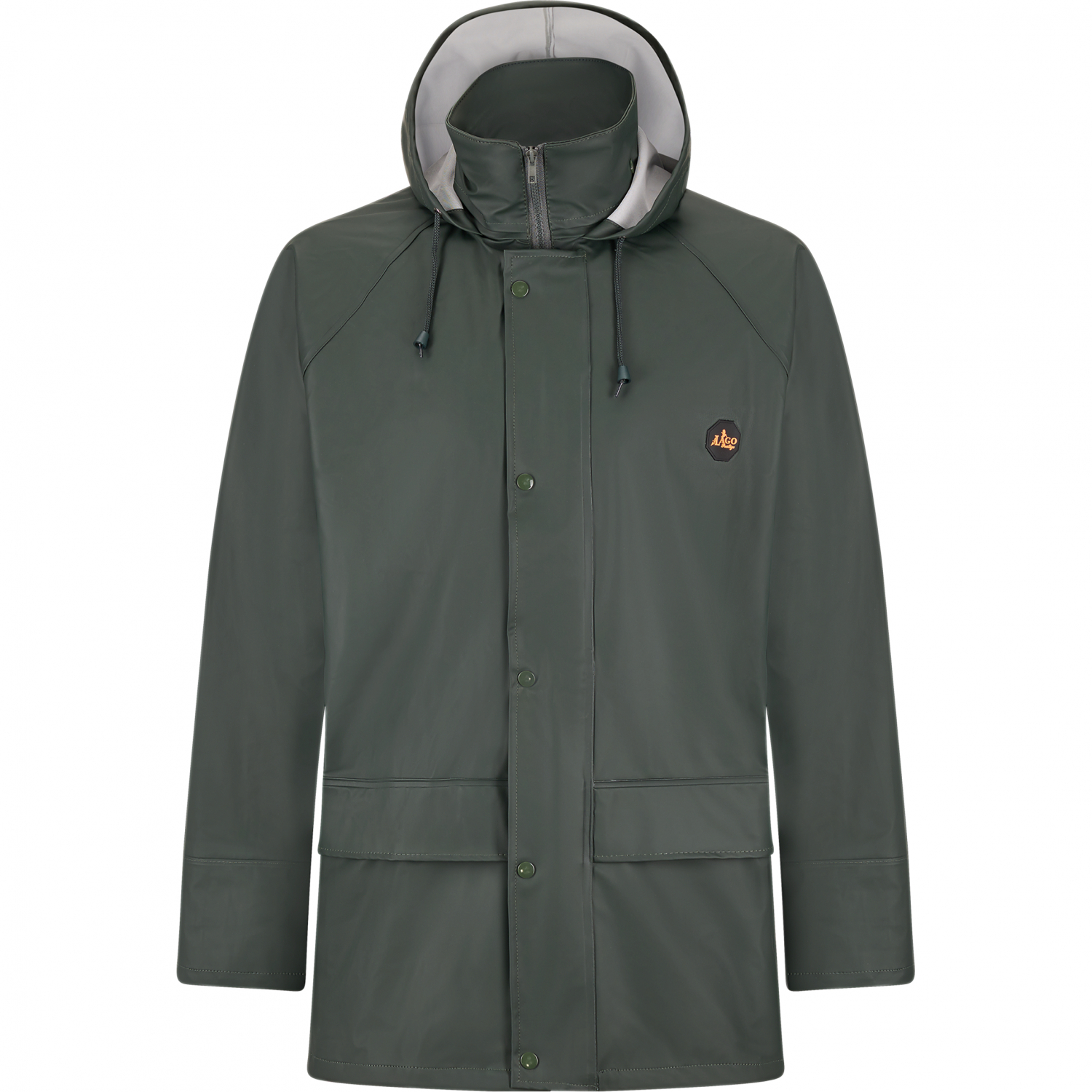 il Lago Prestige Regenjacke Drau Unisex (Olivgrau) 
