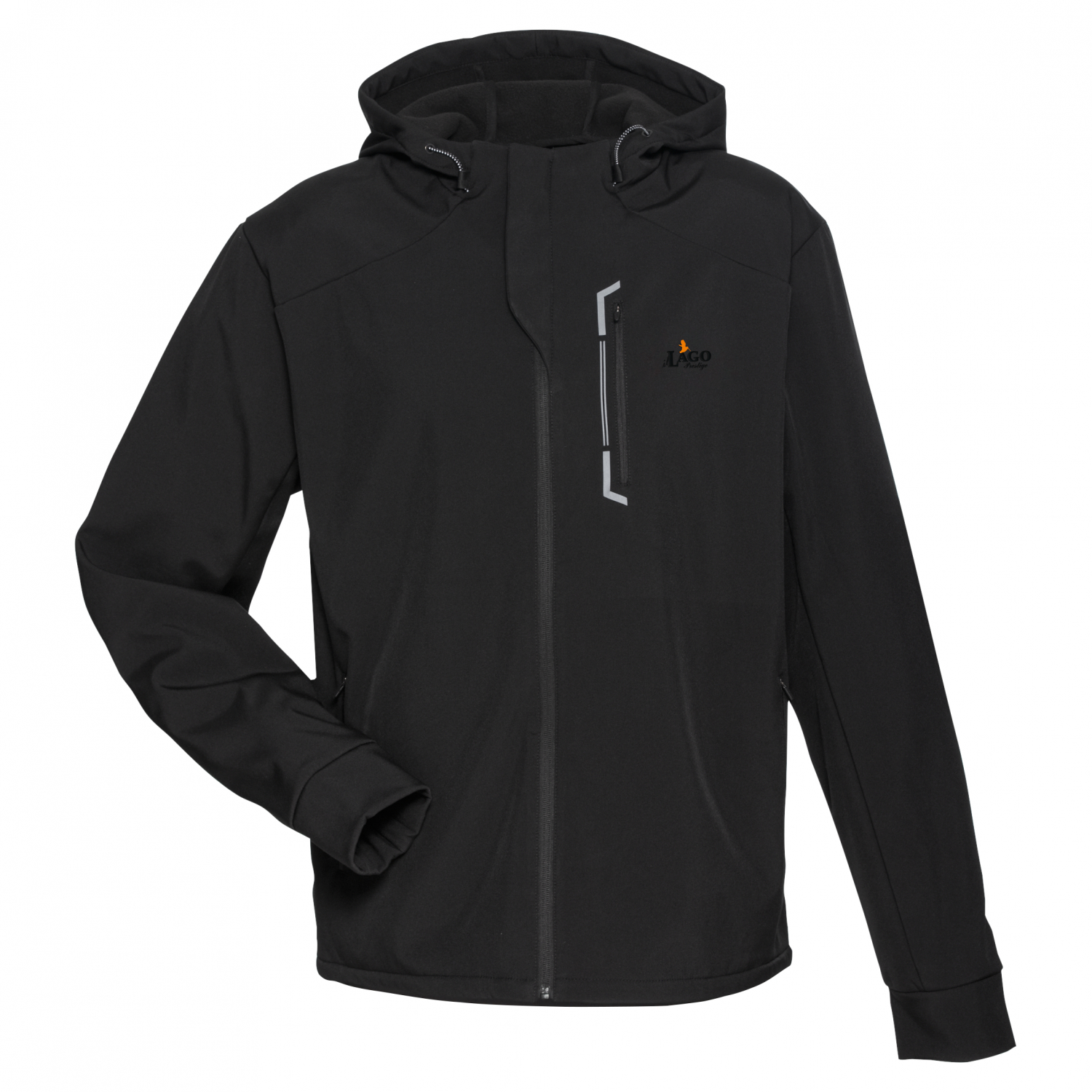 il Lago Prestige Softshelljacke Germania Herren (Schwarz) 