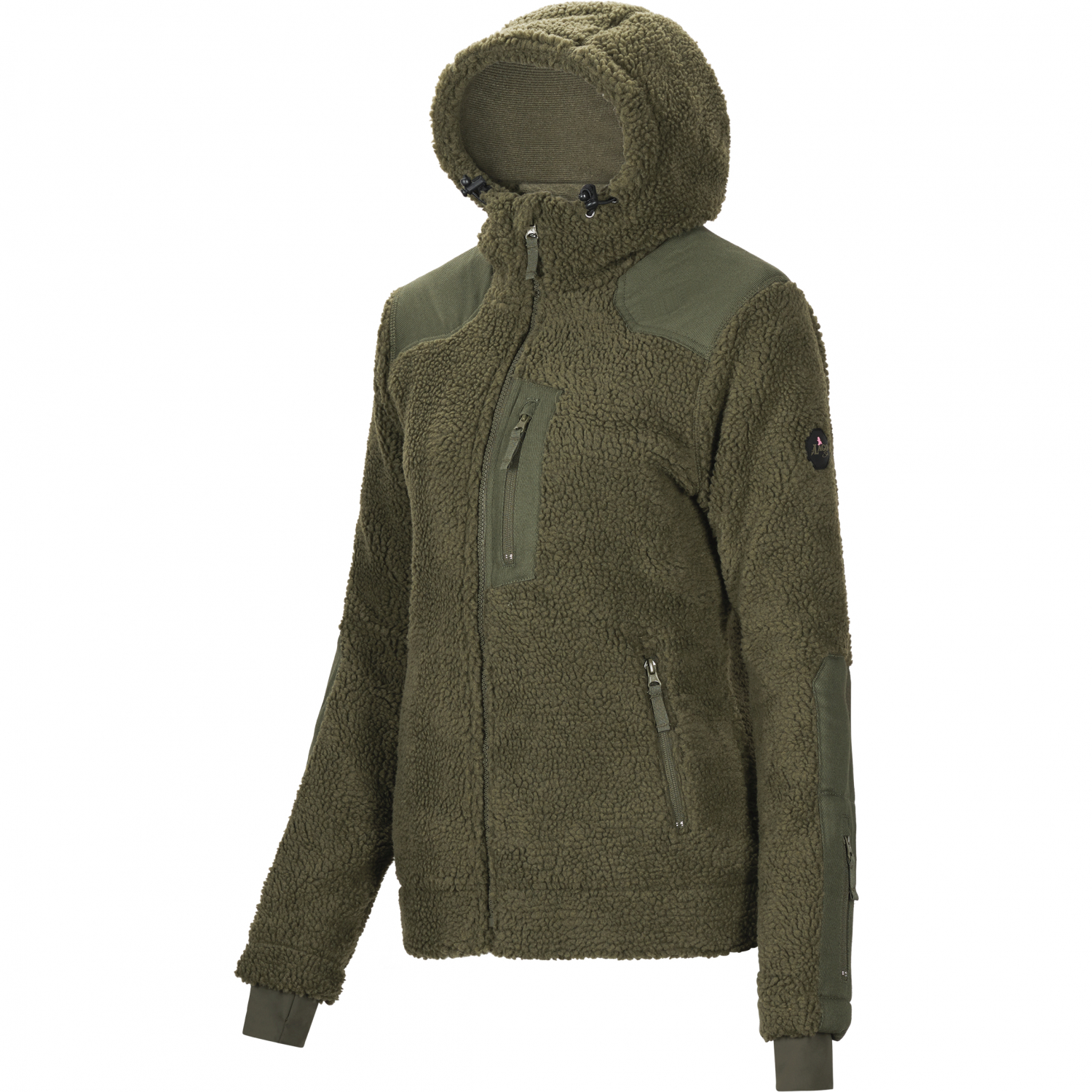 il Lago Sie Faserpelzjacke Avala Damen (Oliv) 