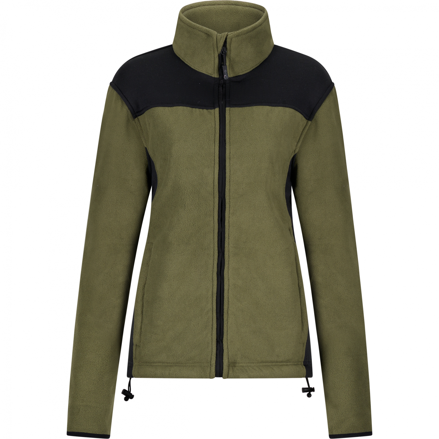 il Lago Sie Fleecejacke Amira Damen (Oliv/Schwarz) 