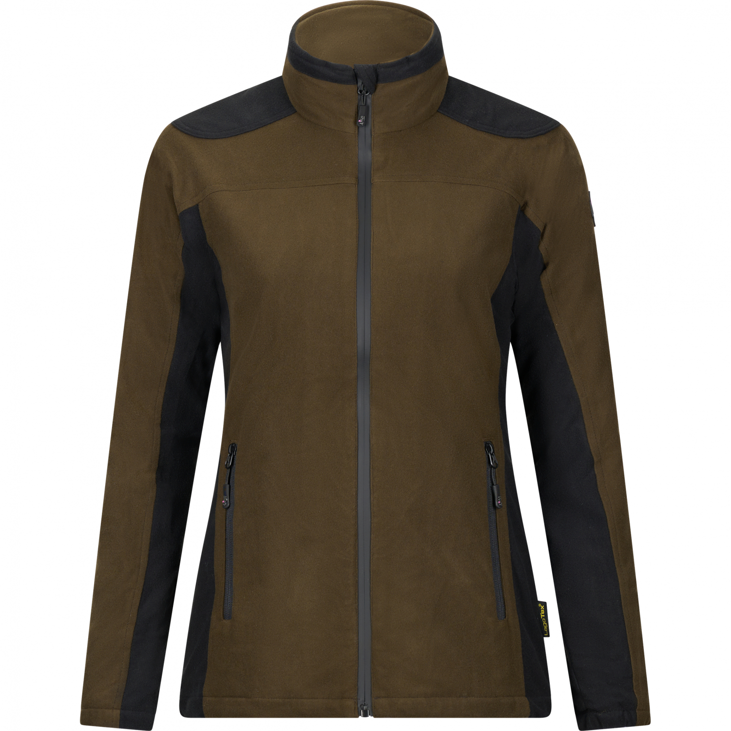 il Lago Sie Funktions-Fleecejacke Avalanche Damen (Dunkeloliv/Schwarz) 
