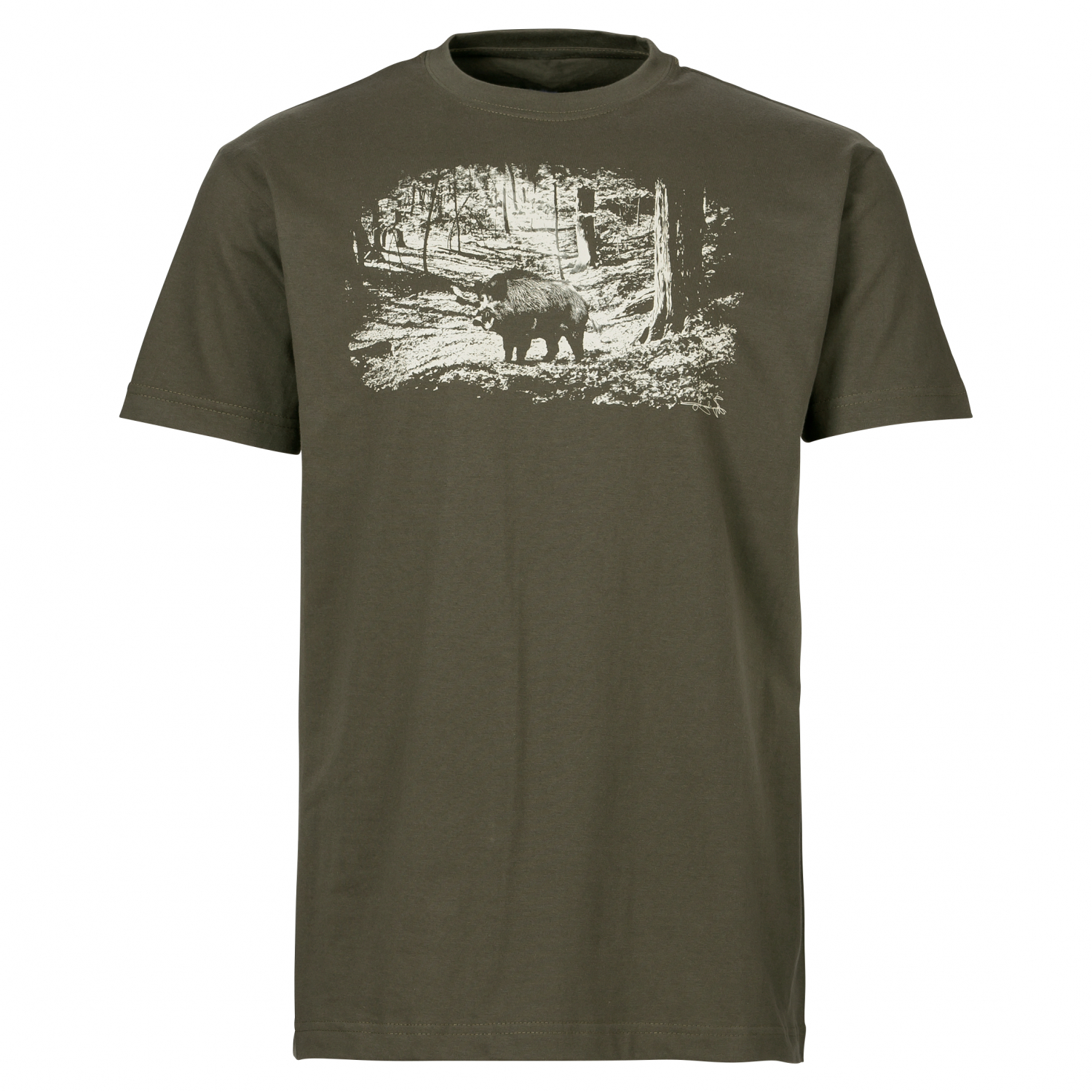 il Lago Urban Herren T-Shirt Wildschwein 