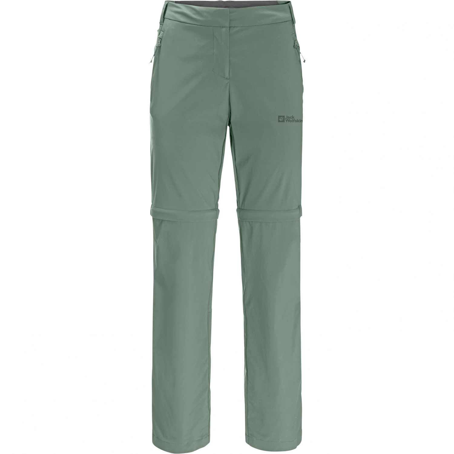 Jack Wolfskin Damen Glastal Zip Off Pants W Damen (Picnic Green) 