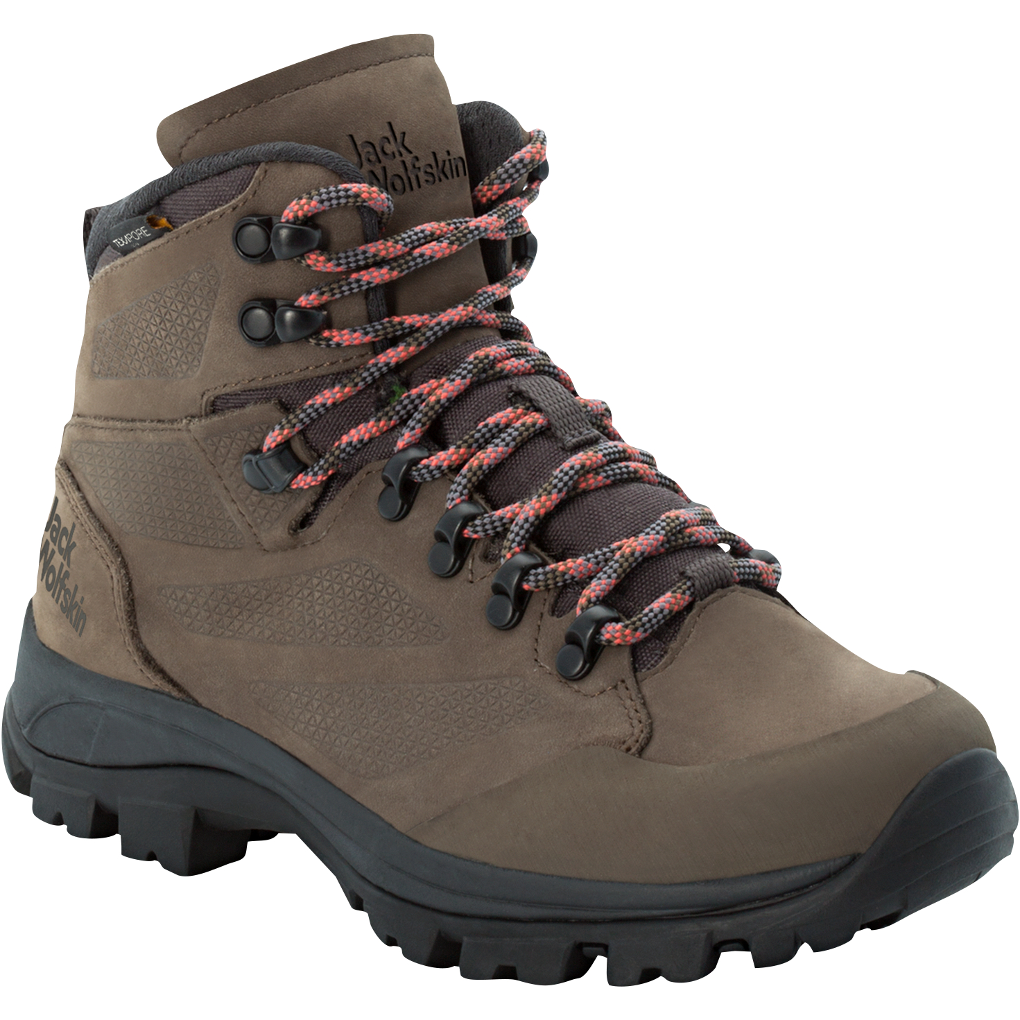Jack Wolfskin Rebellion Texapore Mid W Damen (Brown/Phantom) 