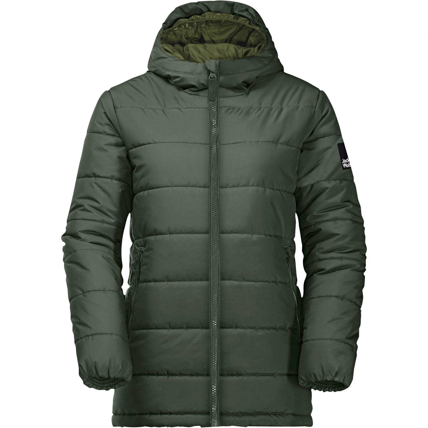 Jack Wolfskin Spirit Ins Long Jacket Y Kinder (Thyme Green) 