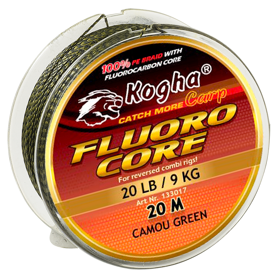 Kogha Carp Angelschnur Carp Fluoro Core (camou braun) 