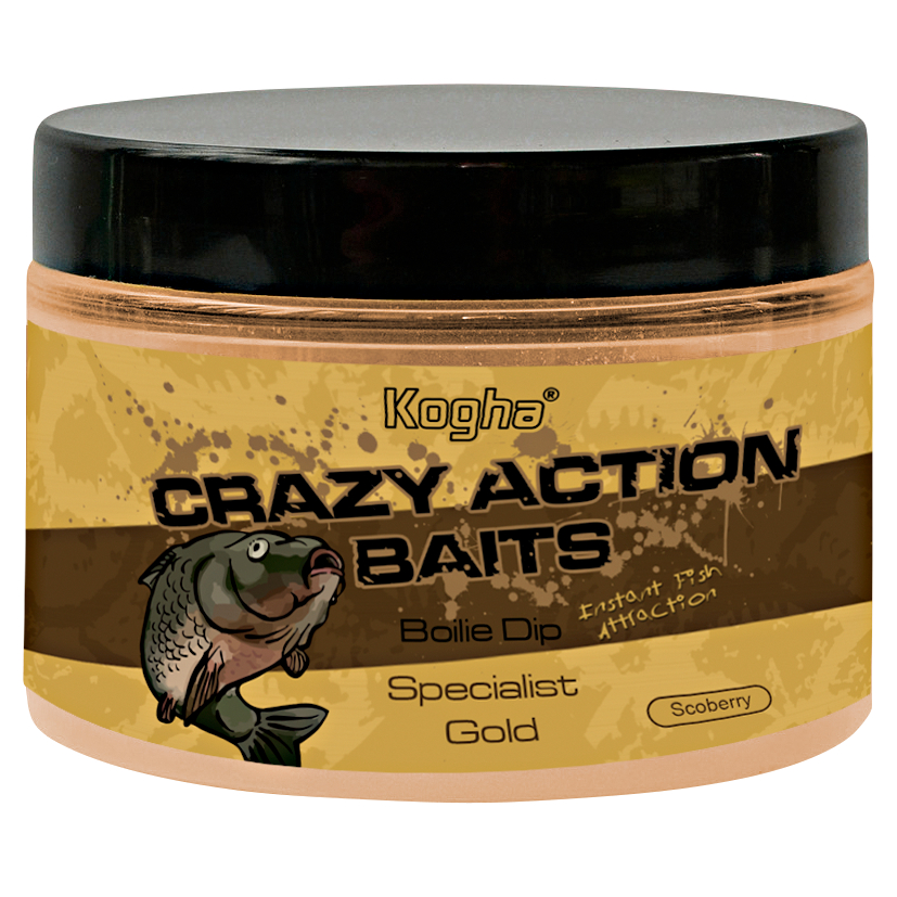 Kogha Dip Crazy Action Baits Specialist Gold (Pineapple Mash) 