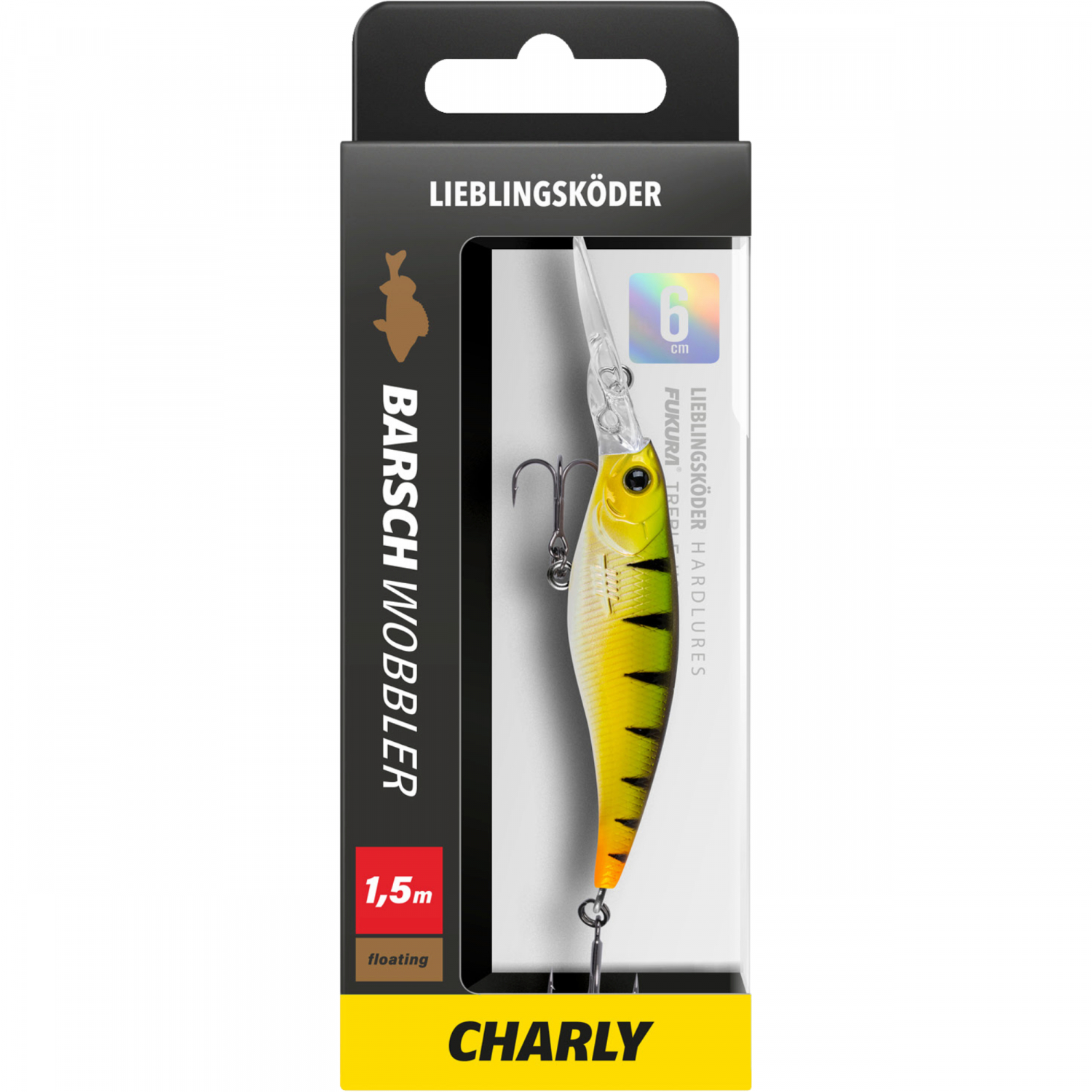 Lieblingsköder Barschwobbler (Charly) 
