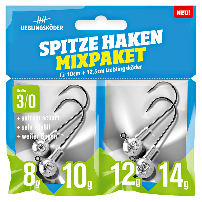 Lieblingsköder Lieblingsköder Spitze Haken 3/0 Mixpaket 