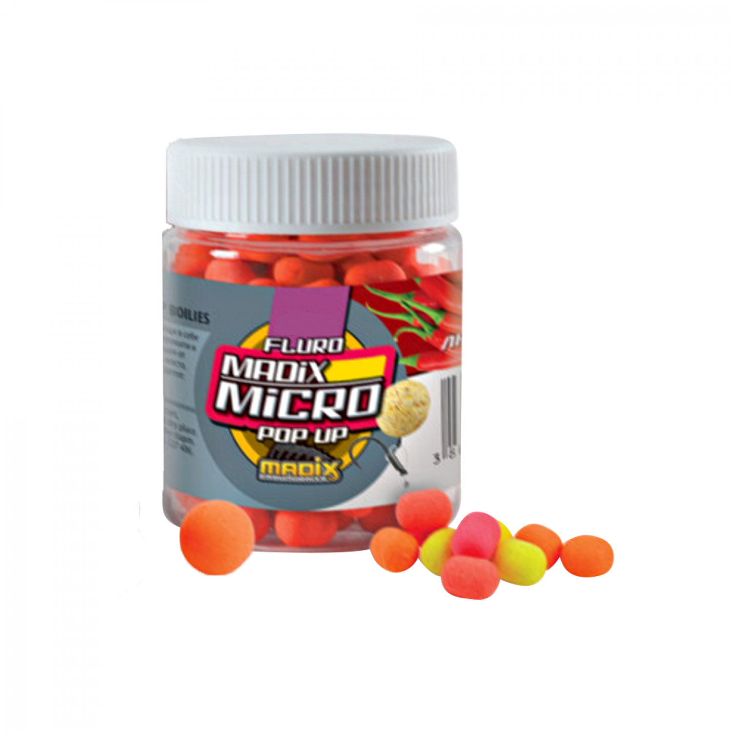 MadiX Pop Up Boilies 10 mm (Strawberry) 