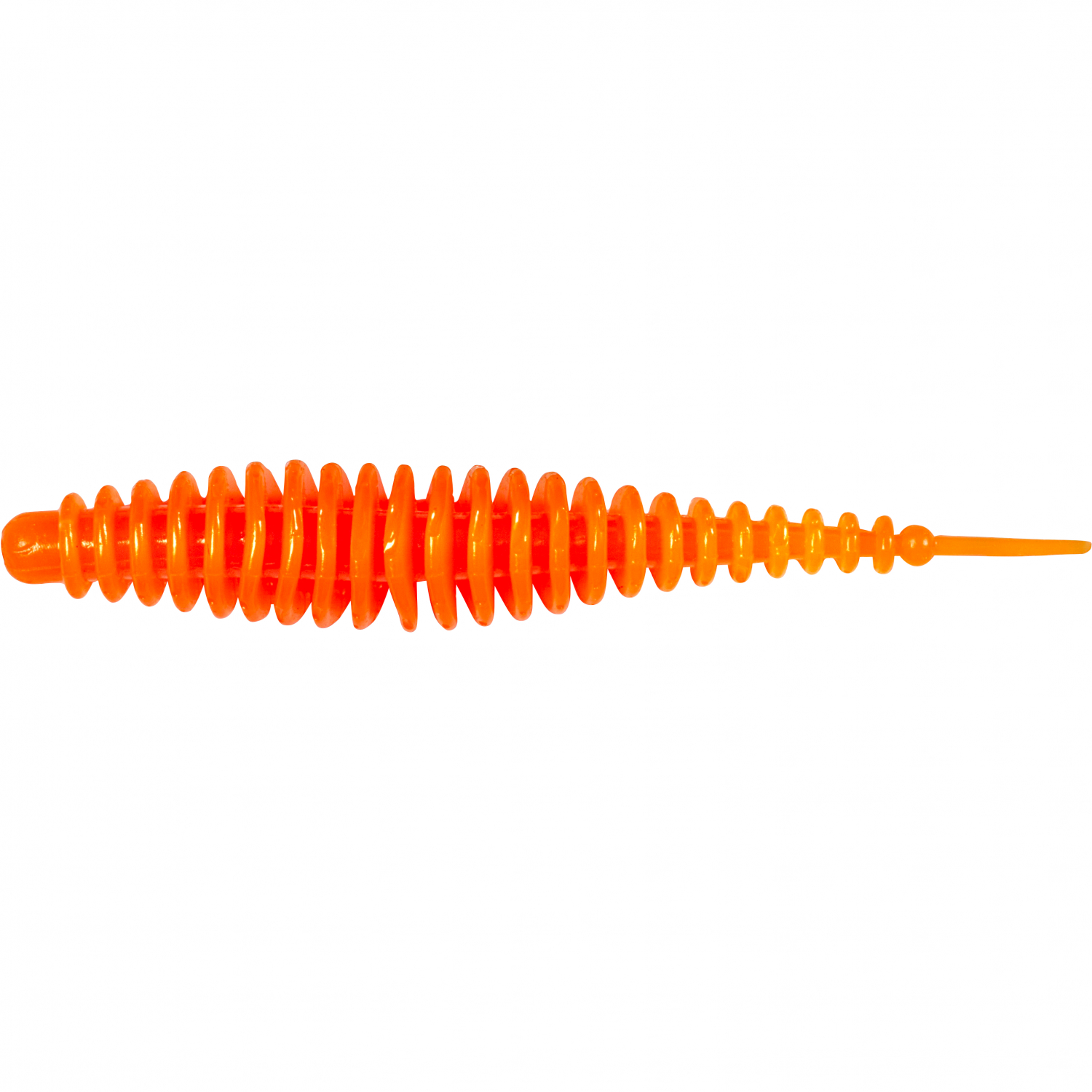 Magic Trout Softbait T-Worm I-Tail (Neon Orange) 