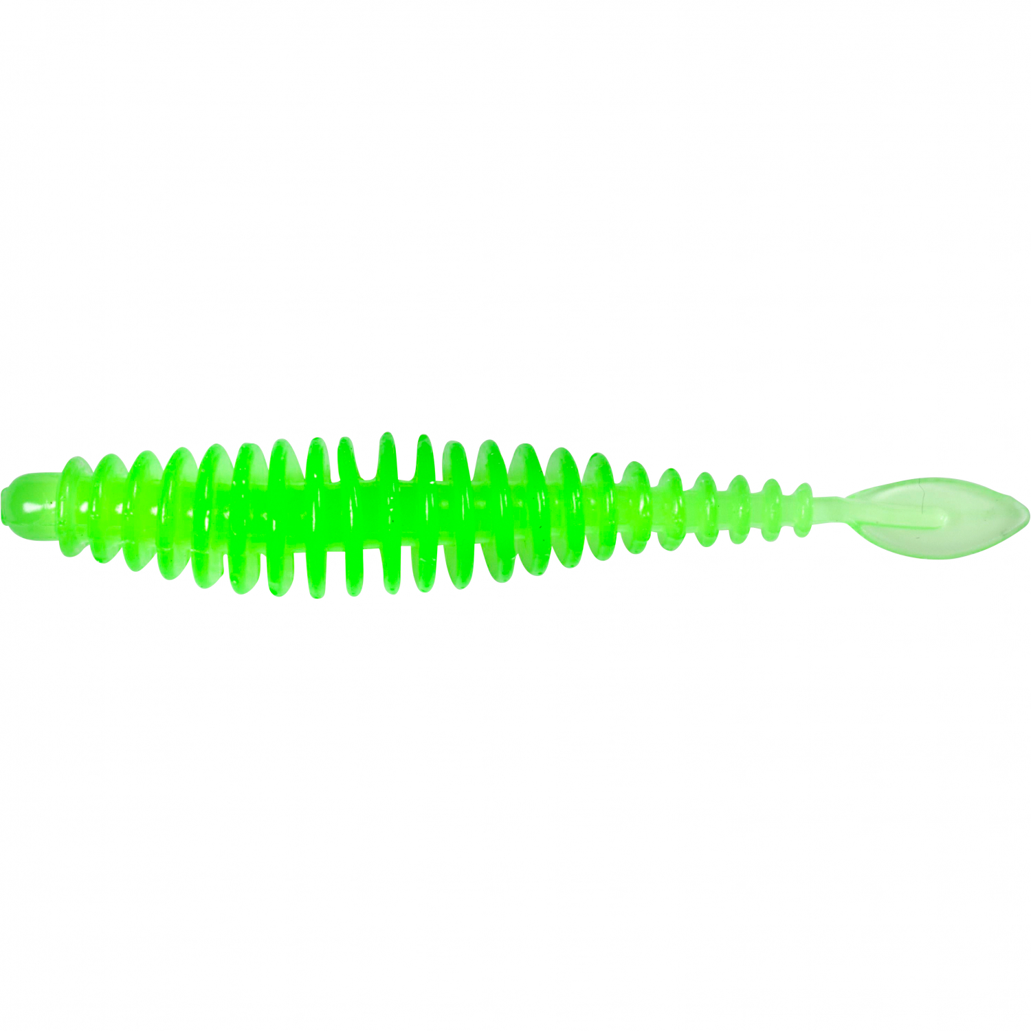 Magic Trout Softbait T-Worm P-Tail (Neon Grün) 