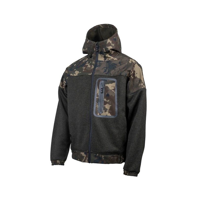 Nash Herren Zero Tolerance Nordic Fleece Zipped Hoody Herren (Schwarz/Camouflage) 