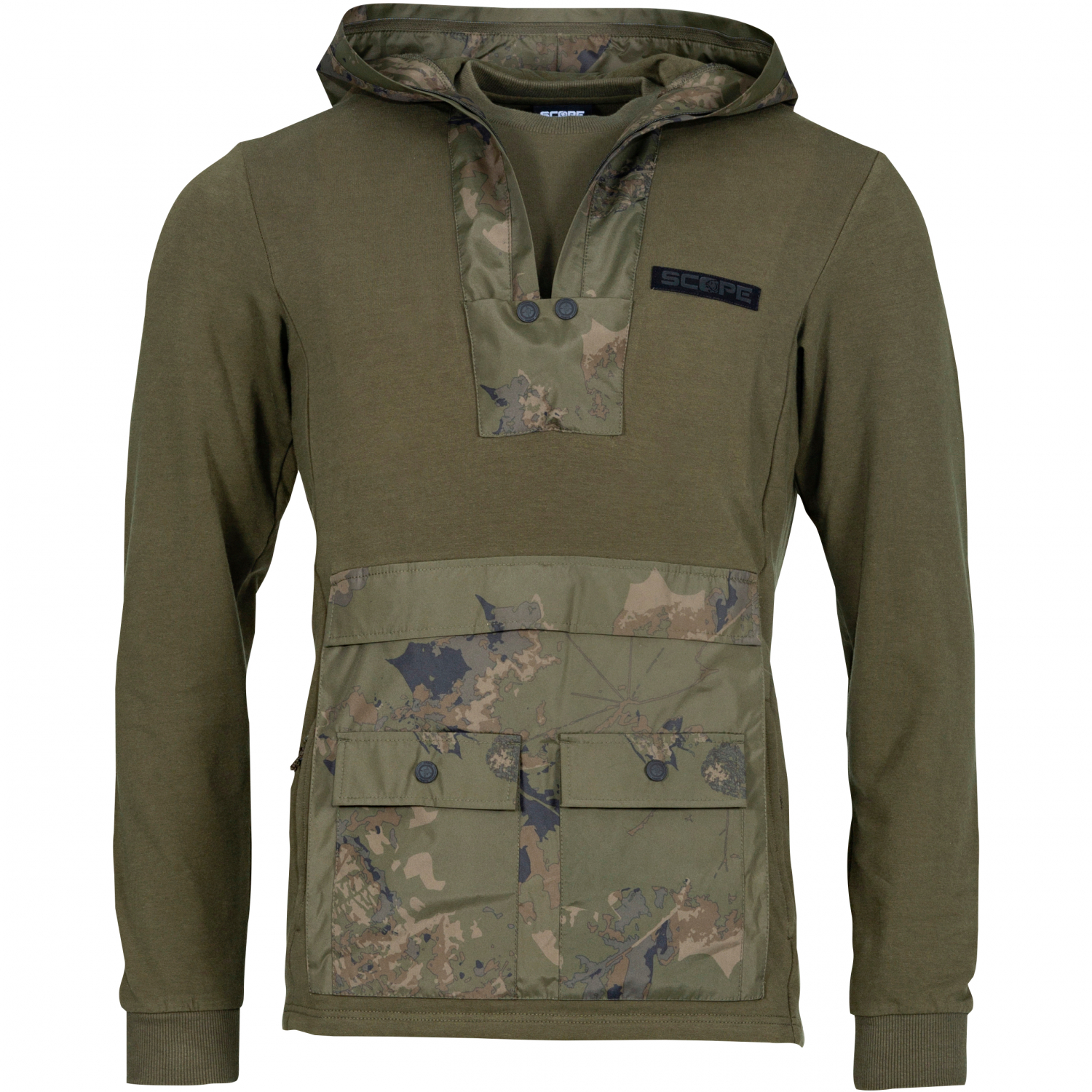 Nash Scope Lite Hoody Herren (Oliv/Camouflage) 