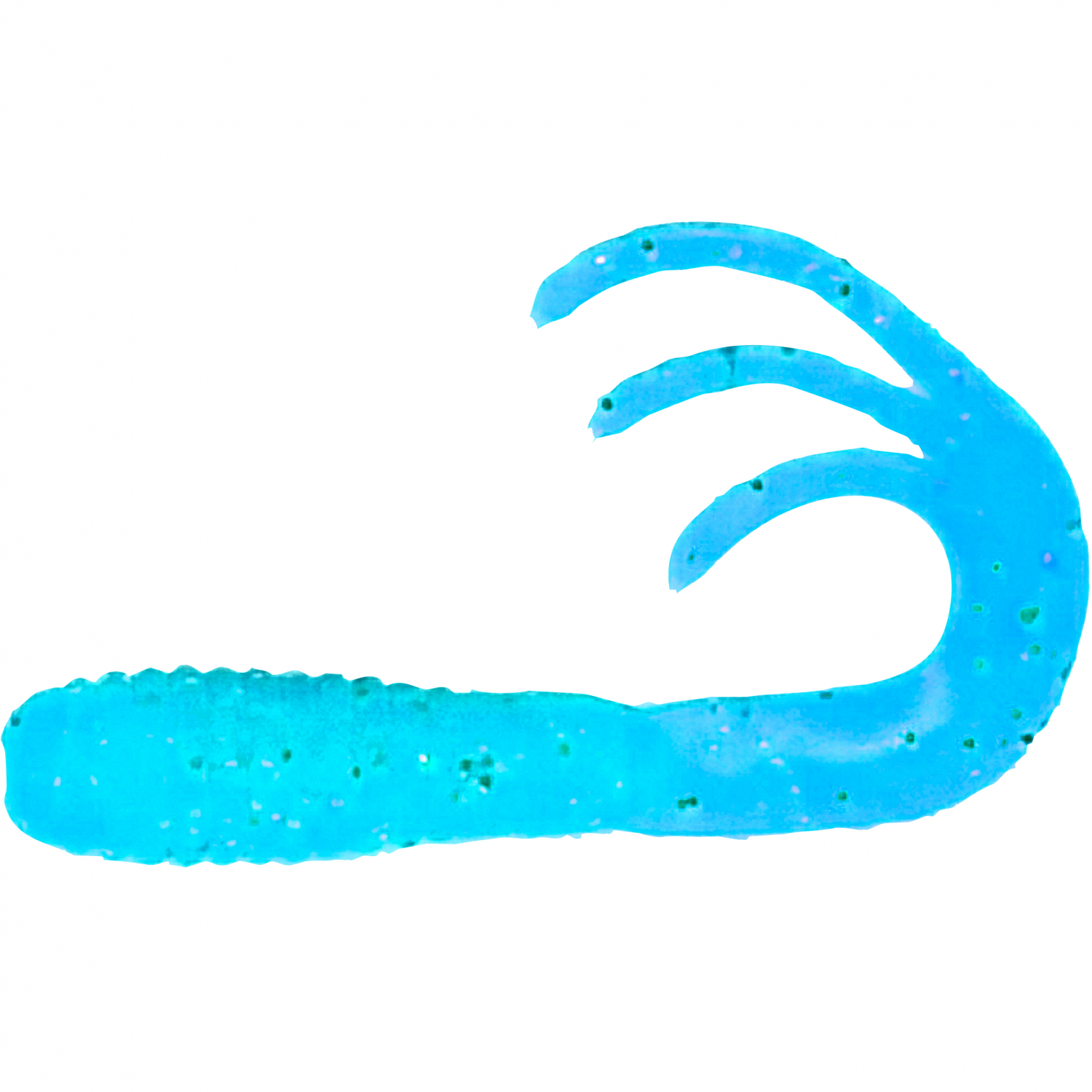 OGP Gummiköder Flexibait Trible Tail Garlic (Blue) 