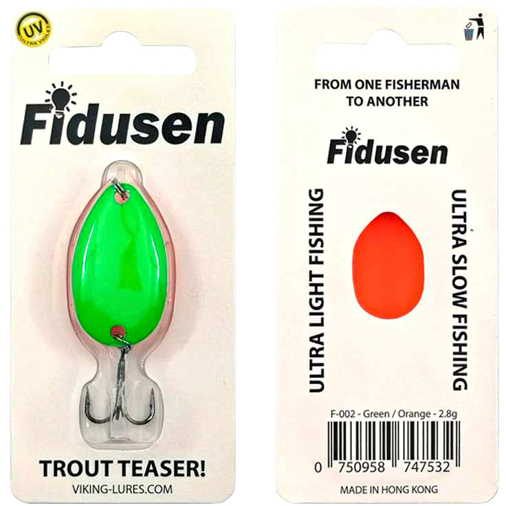 OGP Kunstköder Fidusen (Green/Orange, 2,8 g) 