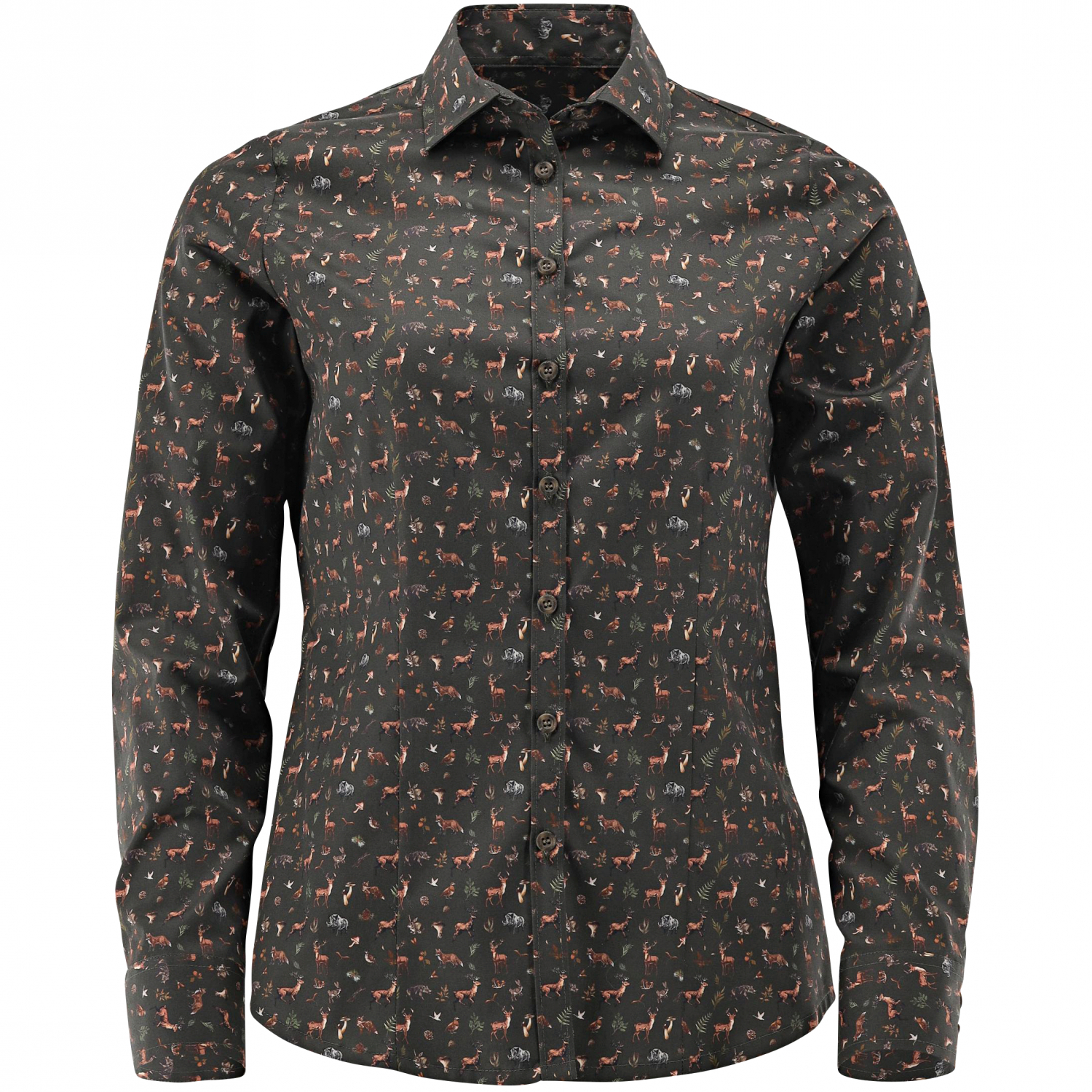 OS Trachten Bluse Waldtiere 