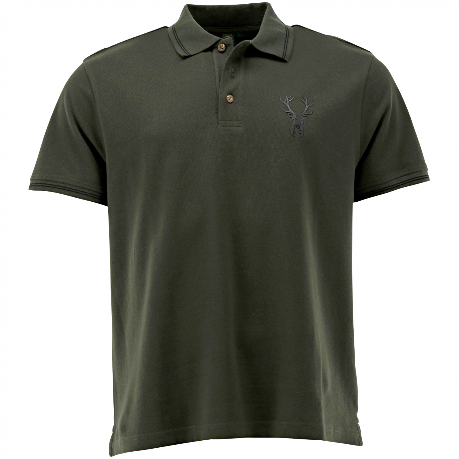 OS Trachten Poloshirt 1/2 Arm Herren (Trachtengrün) 